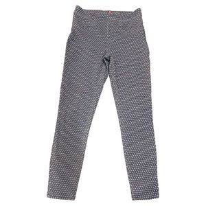 Spanx Size S/P Leggings Jean-like white‎ Polka Dot With Back Pockets